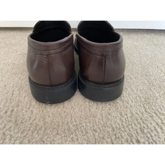 Express Brown Penny Loafers Slip On Dress Shoes Size 10 main image 6